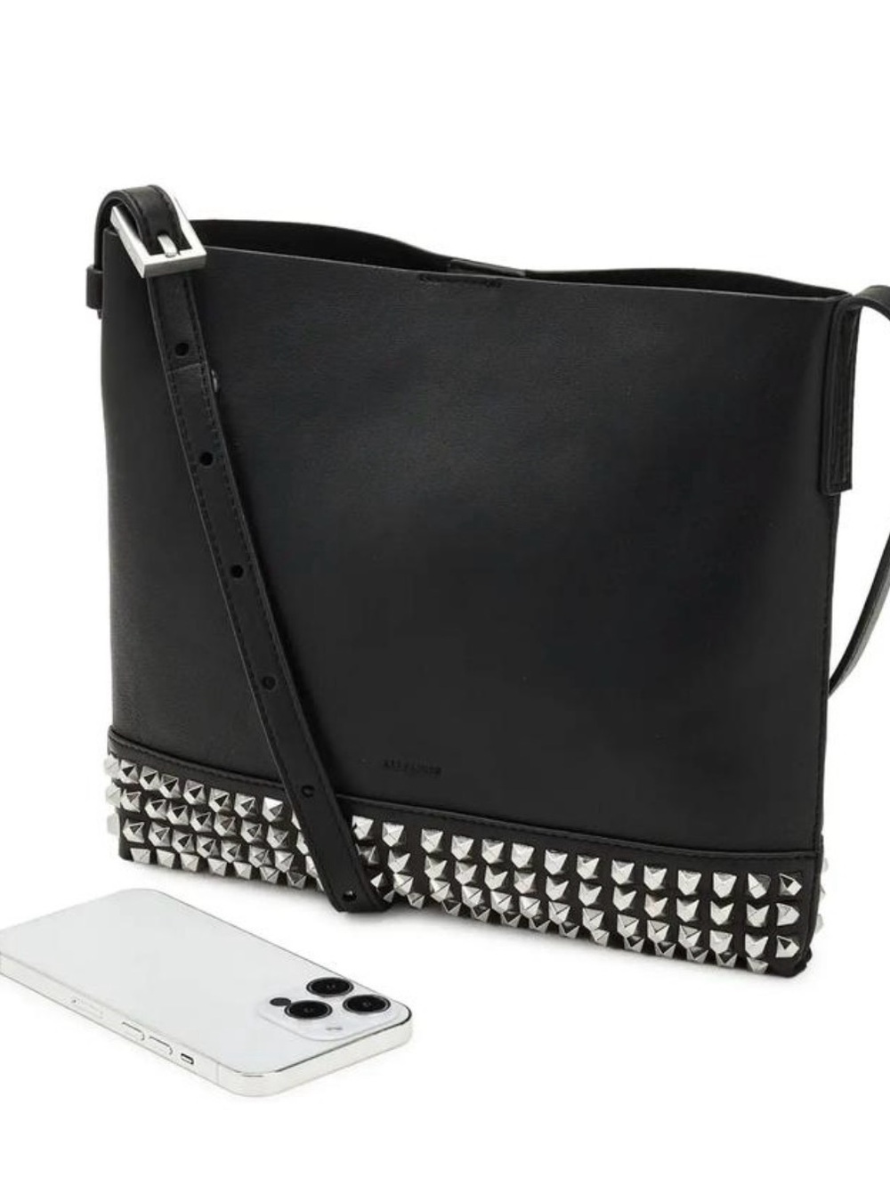 ALLSAINTS ASHA Emb studded bag